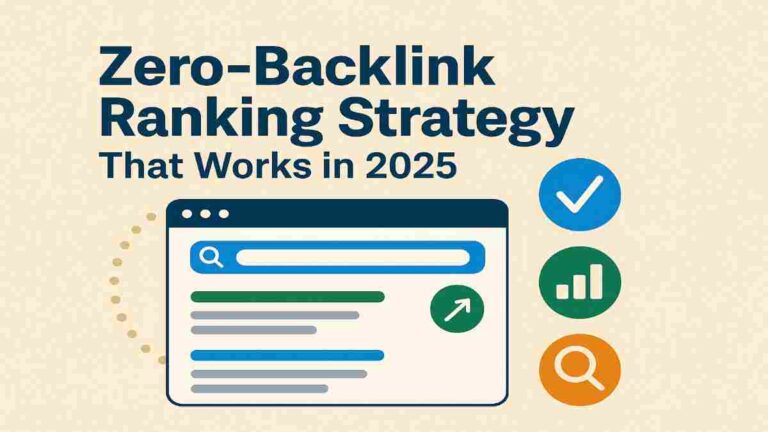 Zero-Backlink Ranking Strategy