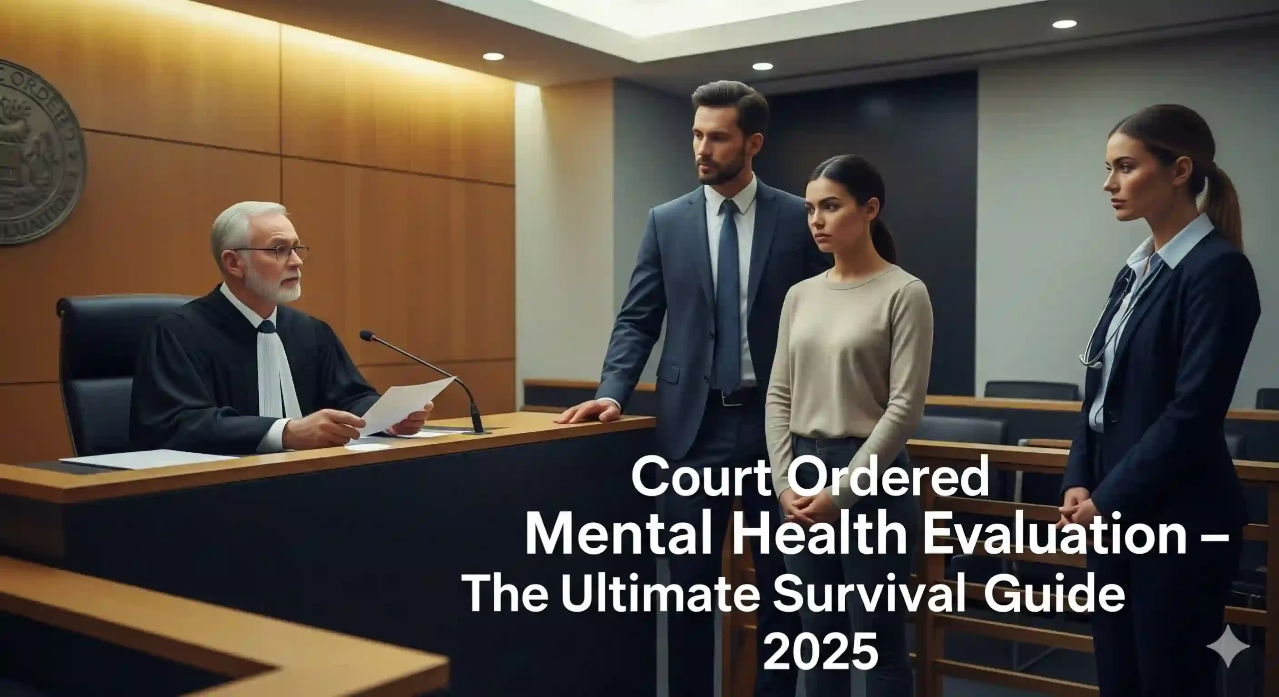 Court ordered mental health evaluation explained in courtroom scene 2025