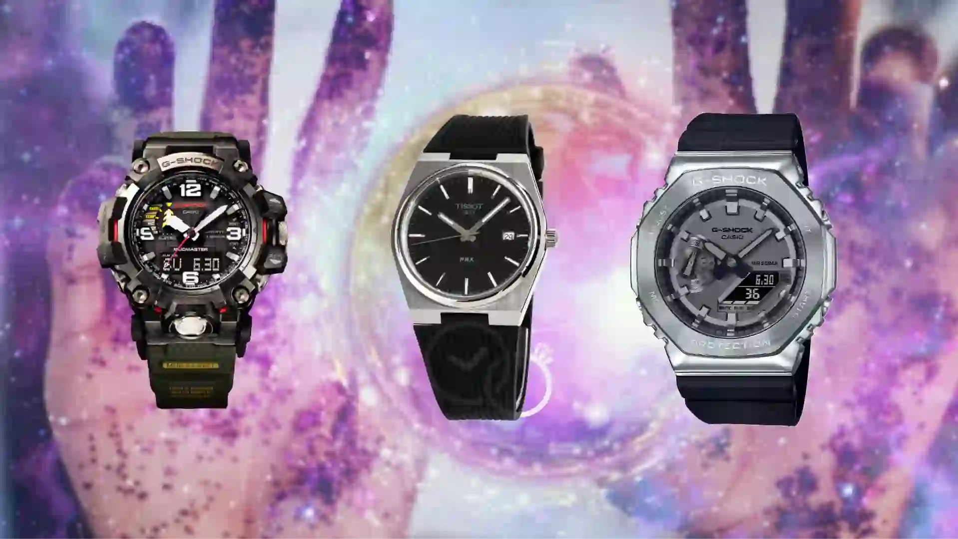 the G-shock GA-2100, the Tissot PRX, and the G-shock GWG-2000. This guide will help you choose the perfect timepiece to match your lifestyle.