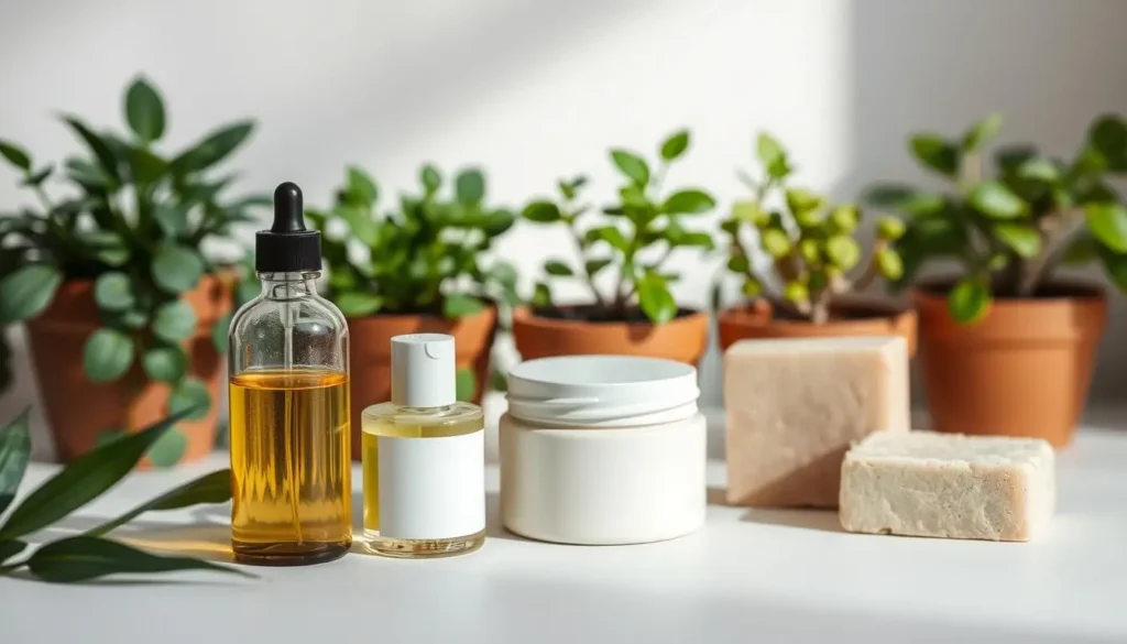 Sustainable self-care routine featuring high-quality eco-friendly wellness items
